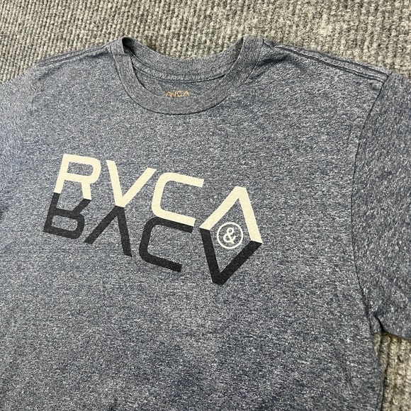 RVCA T-Shirt Black Balance Of Opposites Men's Large Standard Tee - Picture 1 of 7